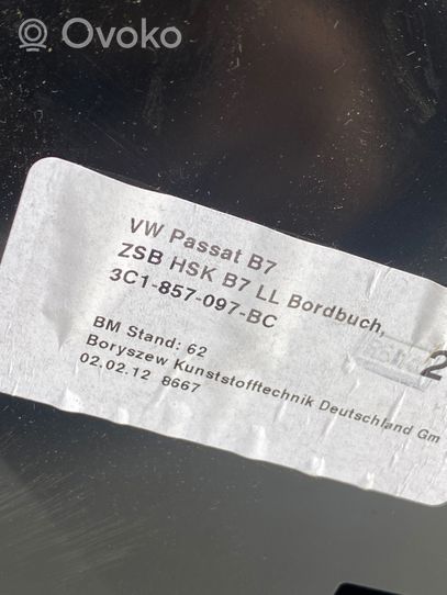 Volkswagen PASSAT B7 Schowek deski rozdzielczej / Komplet 3C1857097BC