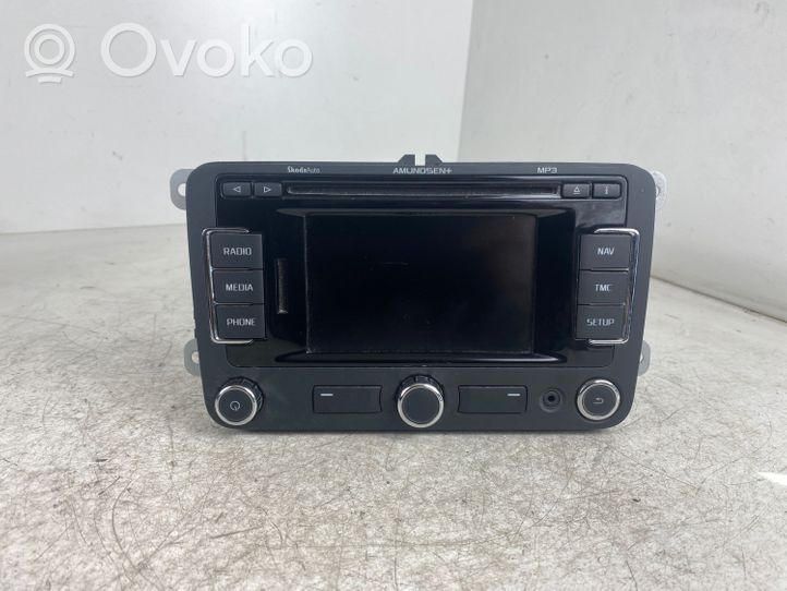 Skoda Superb B6 (3T) Radio/CD/DVD/GPS-pääyksikkö 3T0035192F