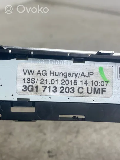 Volkswagen PASSAT B8 Sygnalizator zmiany biegów 3G1713203C