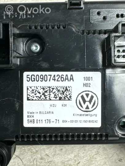 Volkswagen Golf Sportsvan Ilmastoinnin ohjainlaite 5G0907426AA