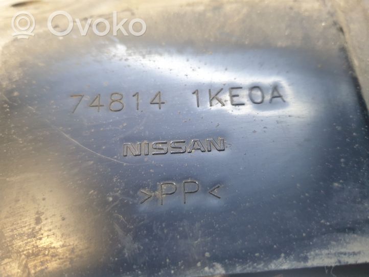 Nissan Juke I F15 Alustan takasuoja välipohja 748141KE0A