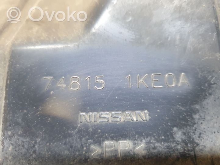 Nissan Juke I F15 Alustan takasuoja välipohja 748151KE0A