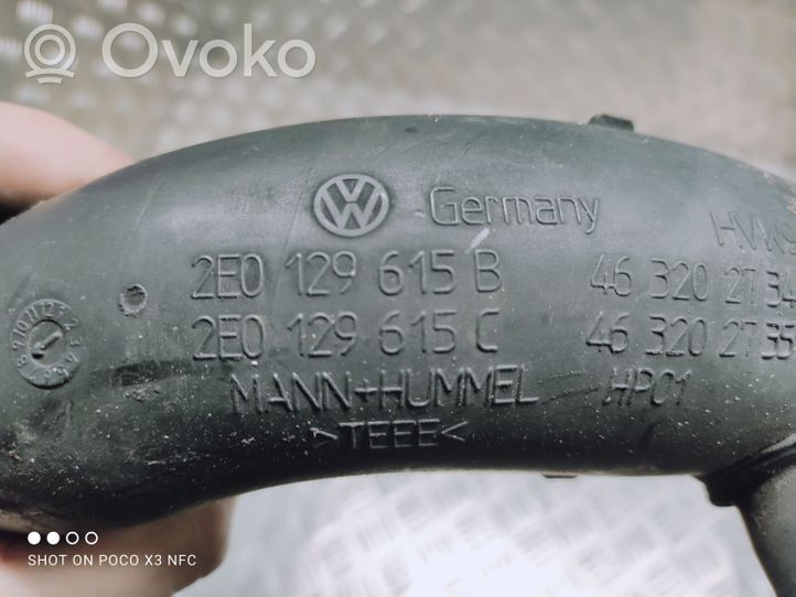 Volkswagen Crafter Wąż / Rura intercoolera 2E0129615B