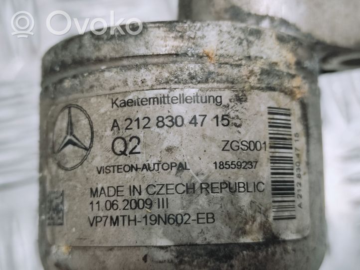 Mercedes-Benz E W212 Air conditioning (A/C) pipe/hose A2128304715