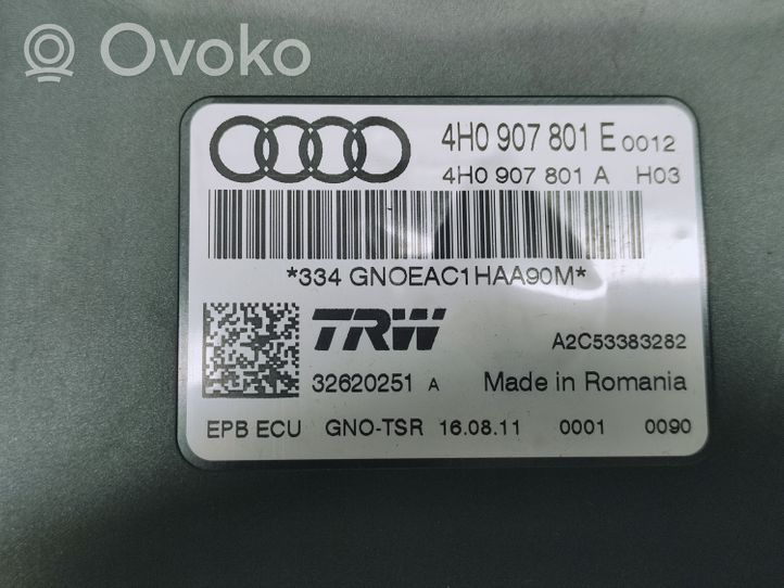 Audi A6 C7 Modulo di controllo del freno a mano 4H0907801E