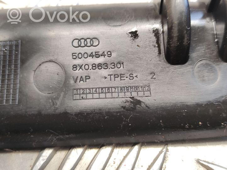 Audi A1 Panelės stalčiuko/lentinėlės paklotėlis 8X0863301