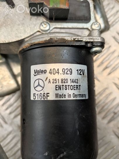 Mercedes-Benz R W251 Etupyyhkimen vivusto ja moottori A2518201442