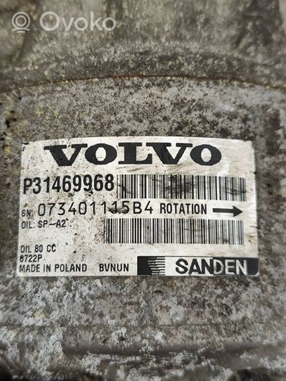 Volvo V60 Ilmastointilaitteen kompressorin pumppu (A/C) 31469968