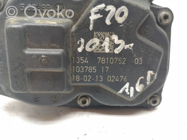 BMW 1 F20 F21 Valvola di arresto del motore 10378517