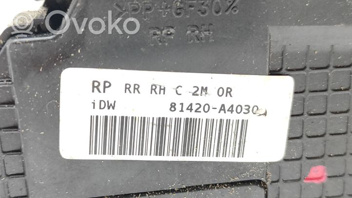 KIA Carens III Rear door lock 81420A4030