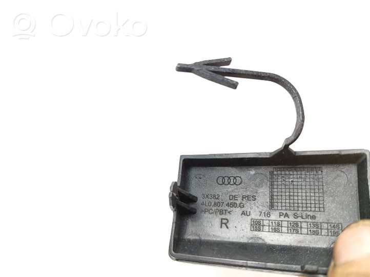 Audi Q7 4L Cache crochet de remorquage arrière 4L0807450G