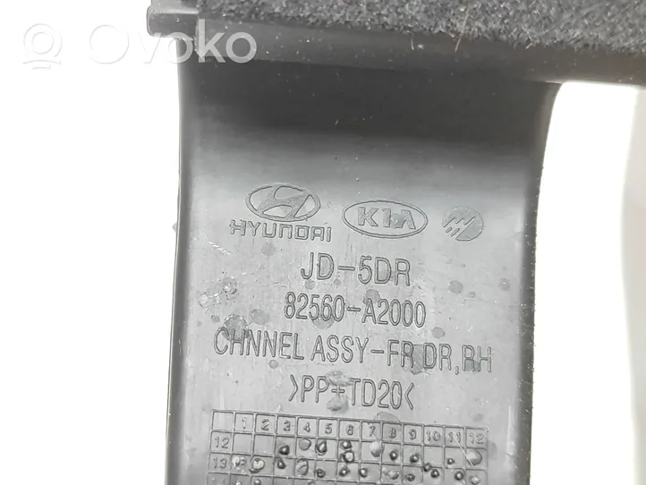 KIA Ceed Listwa szyby drzwi przednich 82560A2000