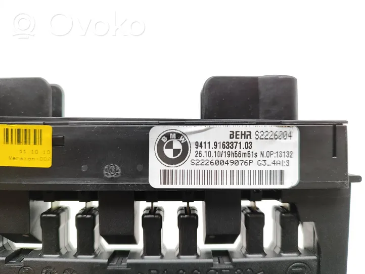 BMW 5 F10 F11 Radiador de calefacción eléctrico de habitáculo 9163371