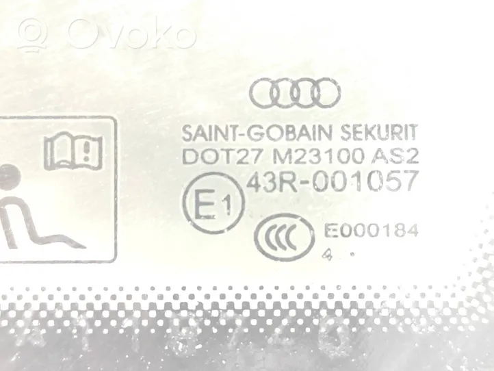 Audi A3 S3 8V Takasivuikkuna/-lasi 43R001057