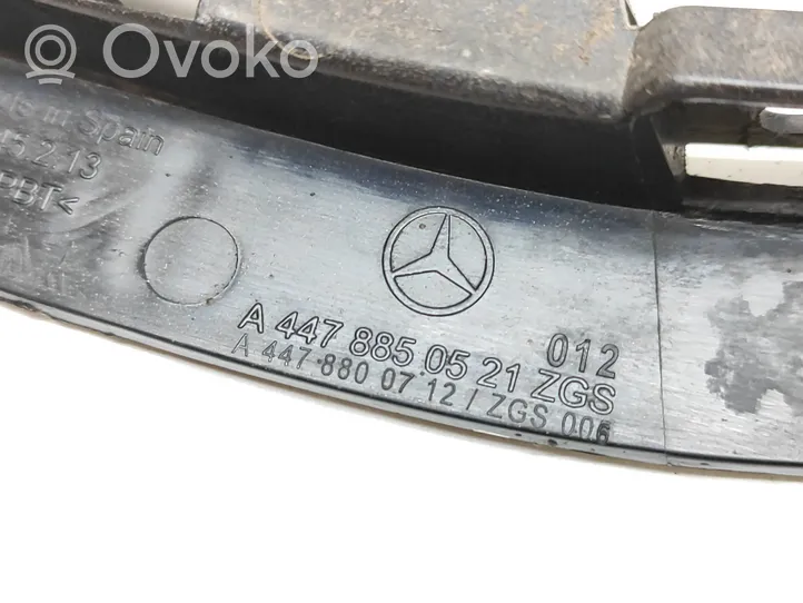 Mercedes-Benz Vito Viano W447 Staffa di rinforzo montaggio del paraurti anteriore A4478800712