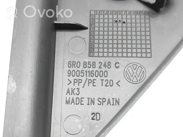 Volkswagen Polo V 6R Kojelaudan sivupäätyverhoilu 6R0858248C