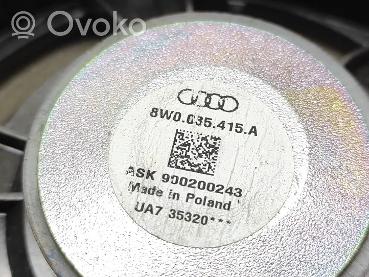 Audi A4 S4 B9 8W Etuoven kaiutin 8W0035415A