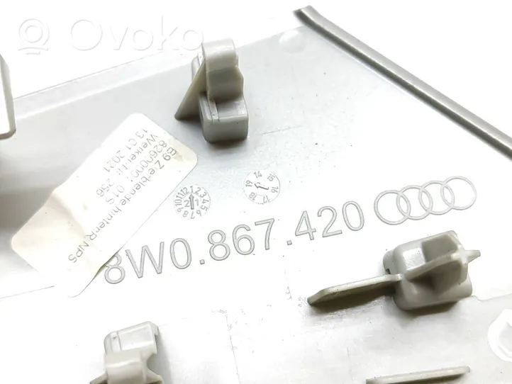 Audi A4 S4 B9 8W Takaoven verhoilu (käytetyt) 8W0867420