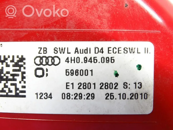 Audi A8 S8 D4 4H Luci posteriori 4H0945095