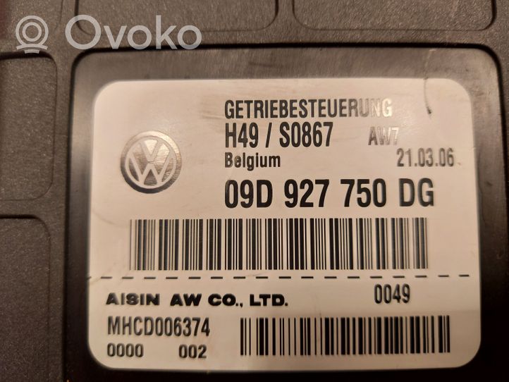 Volkswagen Touareg I Sterownik / Moduł skrzyni biegów 09D927750DG