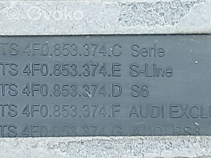 Audi A6 S6 C6 4F Комплект обшивки порога (внутренний) 4F0853374E