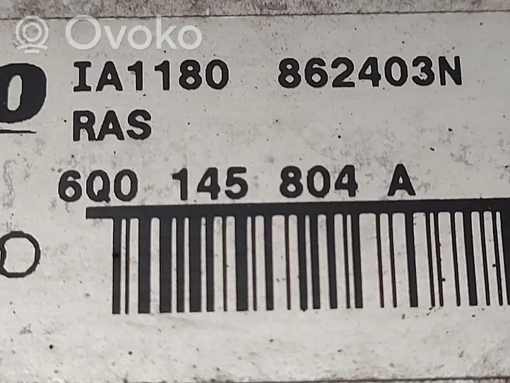 Skoda Fabia Mk2 (5J) Chłodnica powietrza doładowującego / Intercooler 6Q0145804A