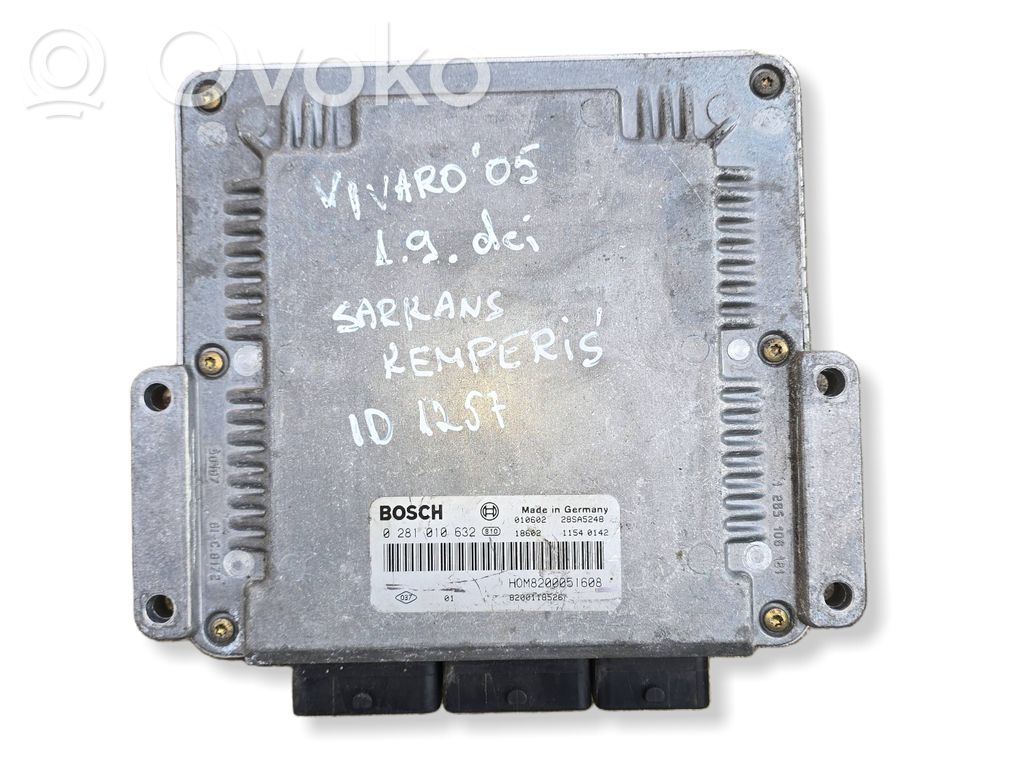 Renault Trafic II (X83) Engine control unit/module 
