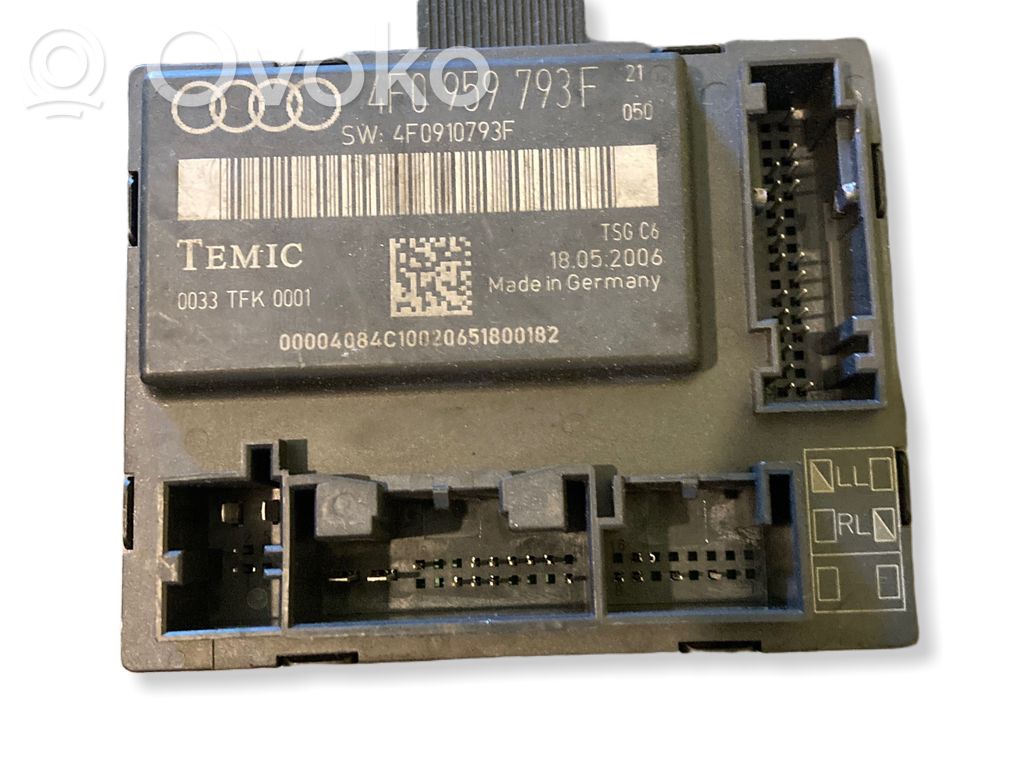 Unité de commande module de porte   4F0959793F,4F0910793F,0033TFK0001