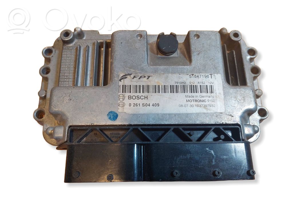 Engine control unit/module ECU   0261S04409,51847196,1037397932