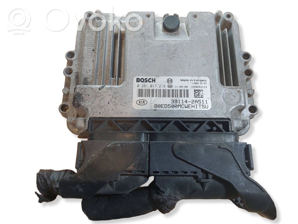 Engine control unit/module ECU   0281017218,391142A511,1039S53124