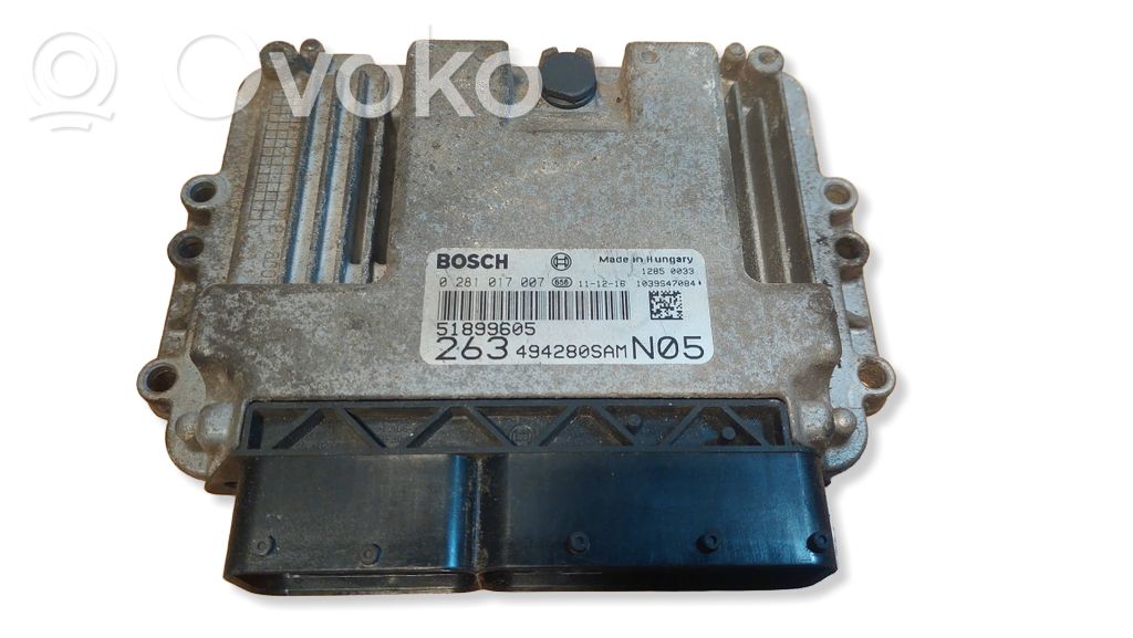 Fiat Doblo Engine control unit/module ECU 