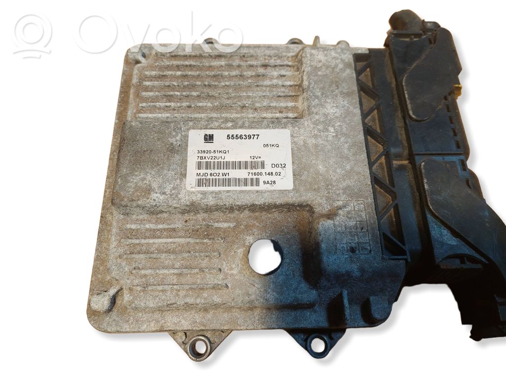 Opel Agila B Engine control unit/module ECU 