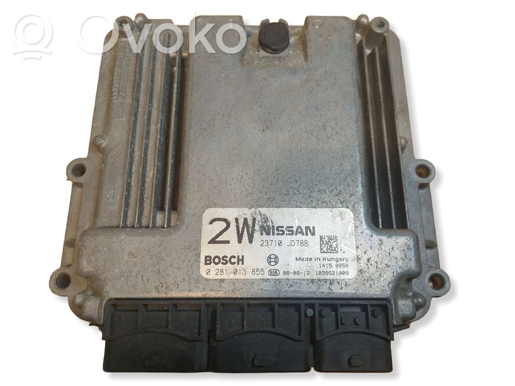 Nissan Qashqai Engine control unit/module ECU 