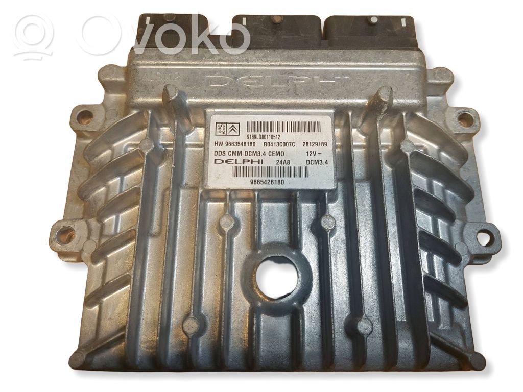 Peugeot 308 SW  Unité de commande, module ECU de moteur 