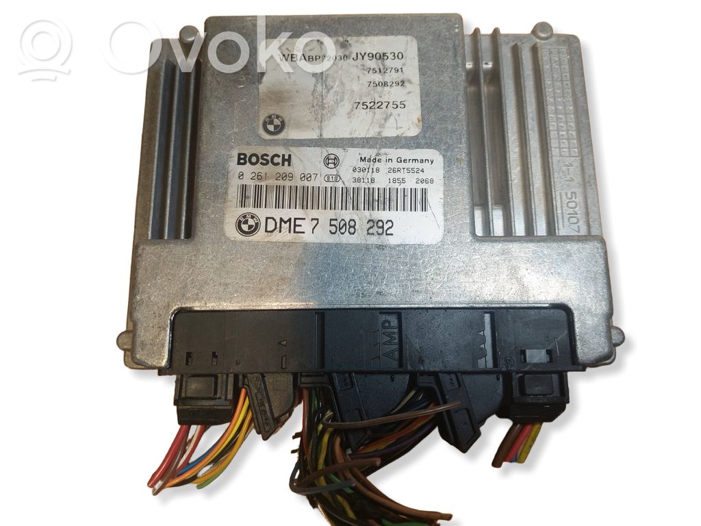 Motorsteuergerät ECU   0261209007,7508292