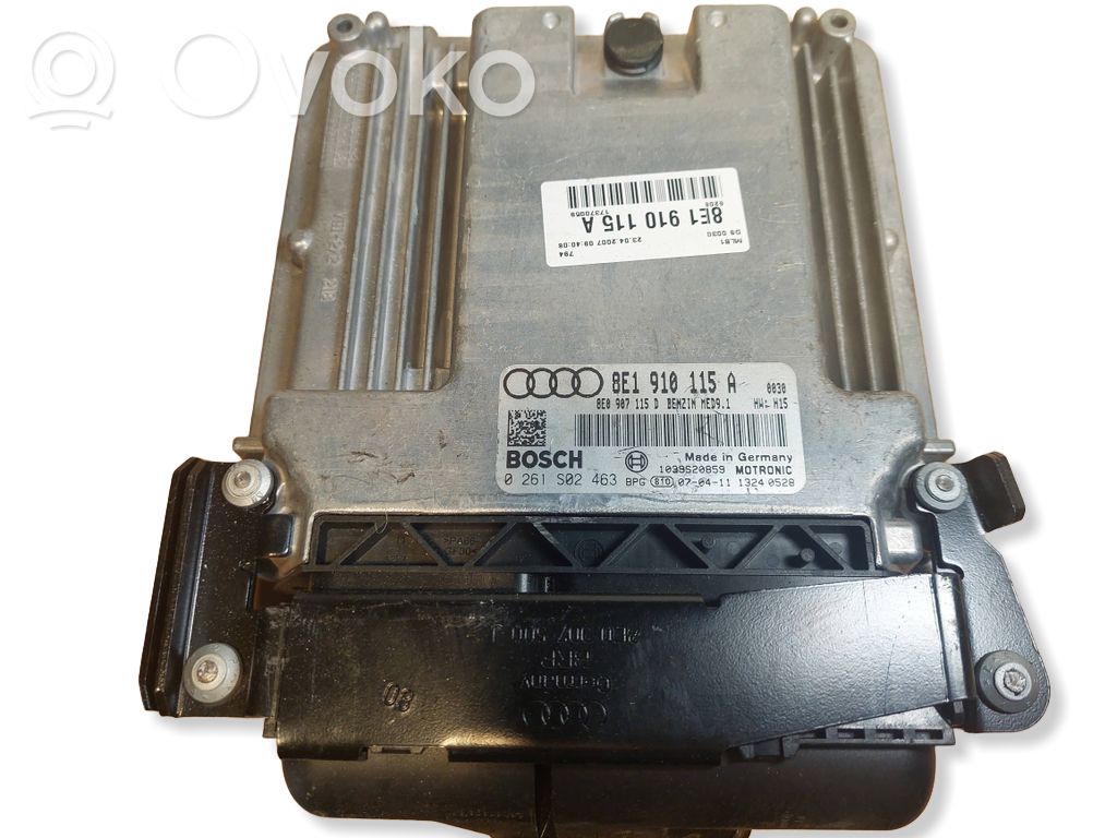 Audi A4 S4 B7 8E 8H Unidad de control/módulo ECU del motor 