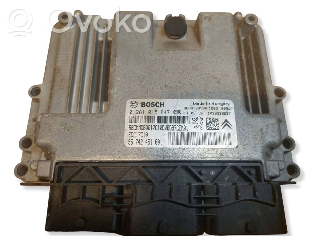 Peugeot 308 Engine control unit/module ECU 