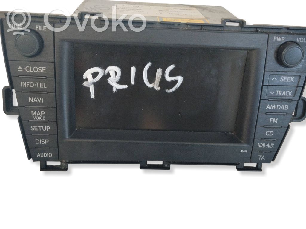 Toyota Prius (XW30) Panel / Radioodtwarzacz CD/DVD/GPS 