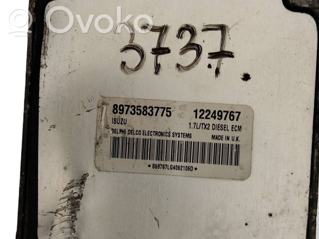 Opel Astra H Engine control unit/module 