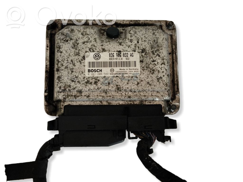 Engine control unit/module   036906032AG,1039S04563,0261208589