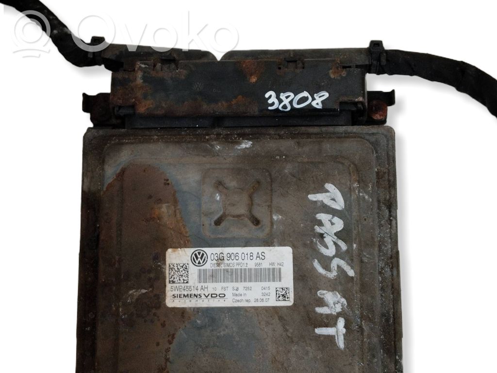 Engine control unit/module   03G906018AS,5WP45514AH