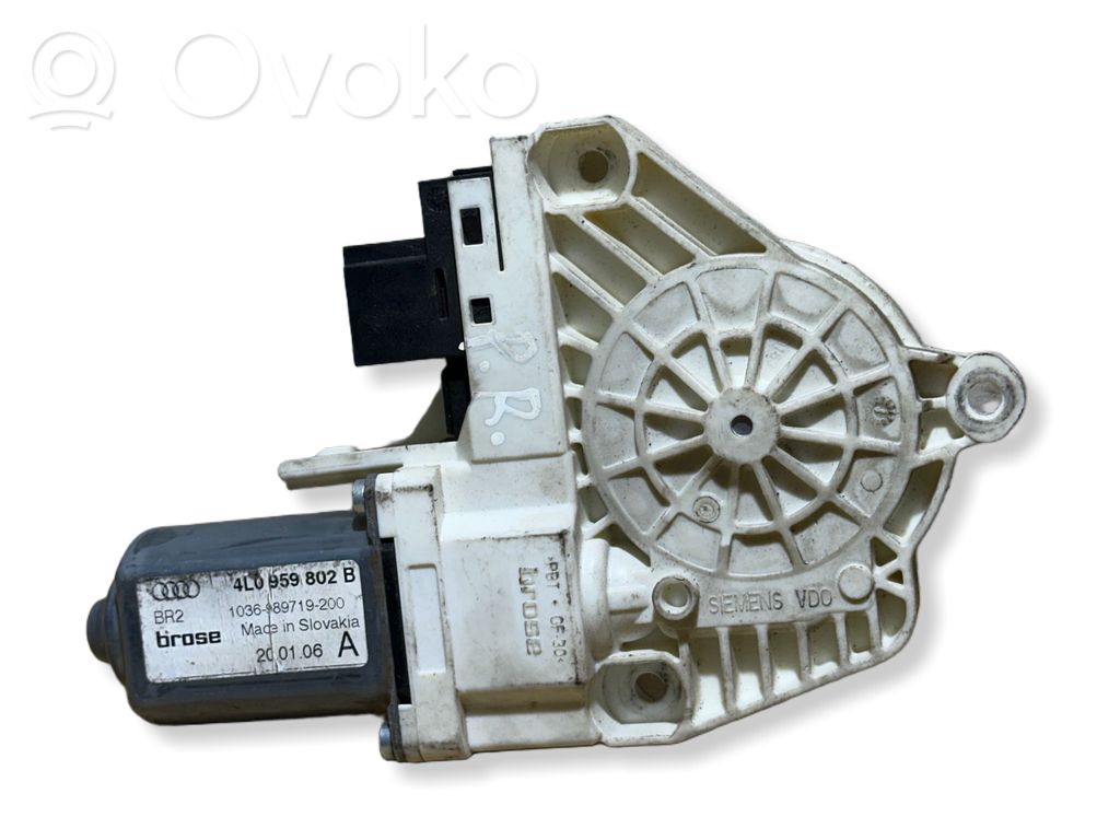 Audi Q7 4L Silnik regulatora szyby drzwi przednich 