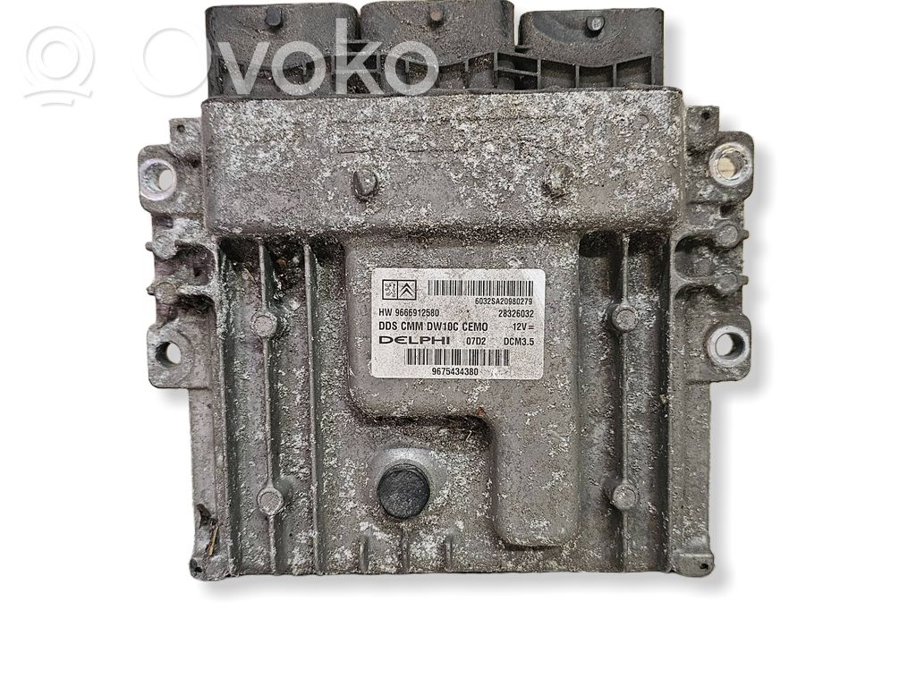 Engine control unit/module   9666912580,28326032,9675434380