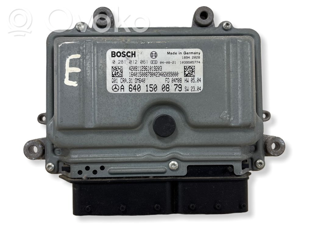Mercedes-Benz A W169 Engine control unit/module 