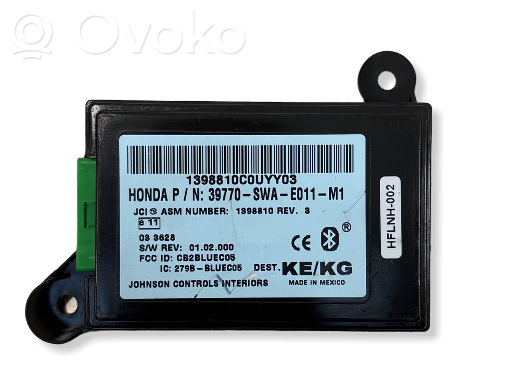 Honda CR-V Other control units/modules 