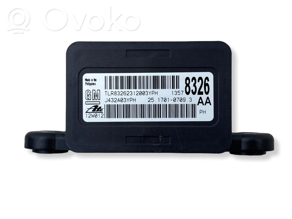Opel Insignia A ESP acceleration yaw rate sensor 