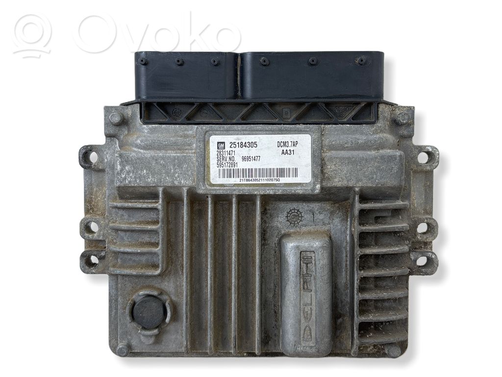 Engine control unit/module   25184305,96951477,28311471,595172891