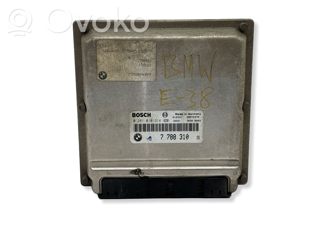 Engine control unit/module   0281010314,7788310,7788489