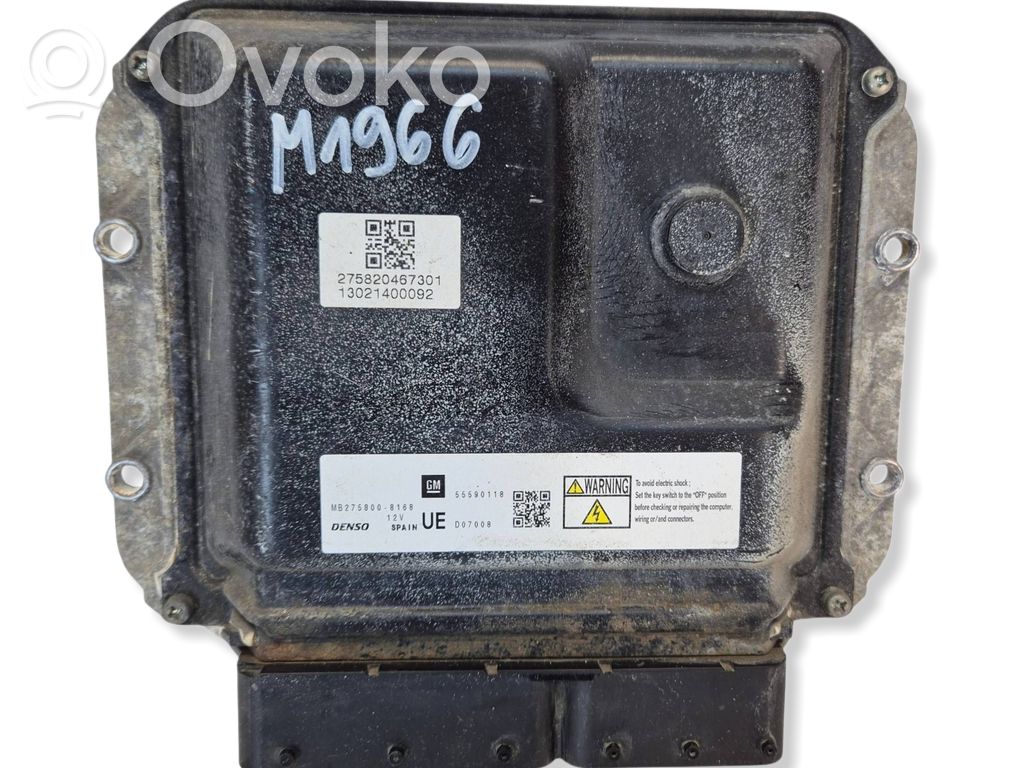 Opel Zafira B Engine control unit/module 