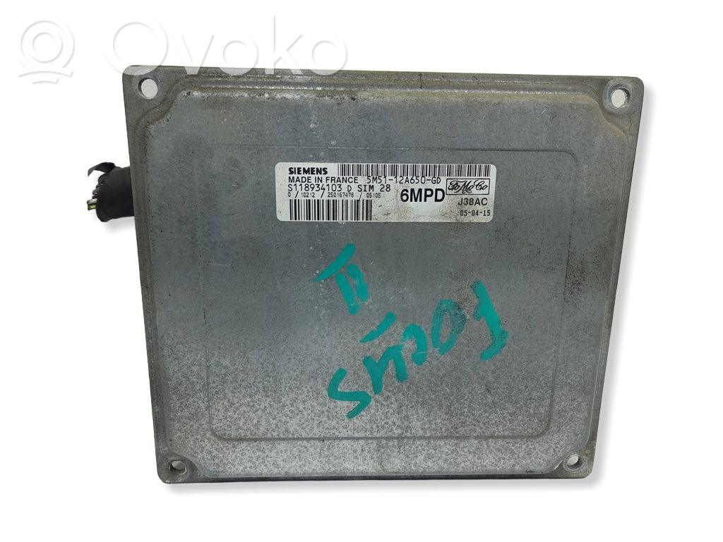 Ford Focus Unitate/modul de control motor 
